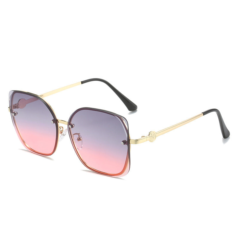Bold Übergroße Geometrische Sonnenbrille Karnz