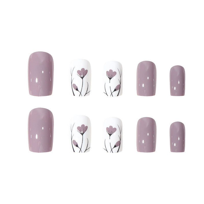 Floral Art Press-On Nail Set Karnz