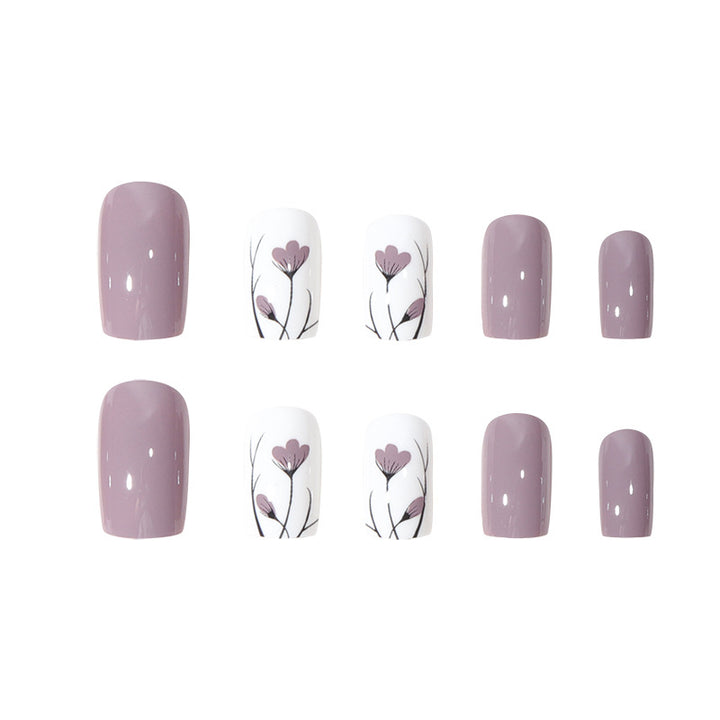Floral Art Press-On Nail Set Karnz