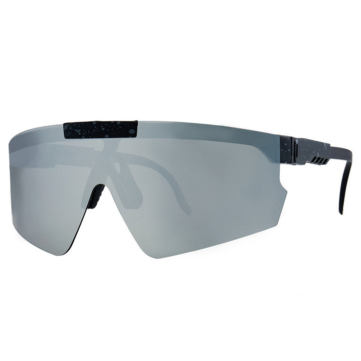 Damen Sport-Sonnenbrille im modernen Design mit großflächigen Gläsern Karnz