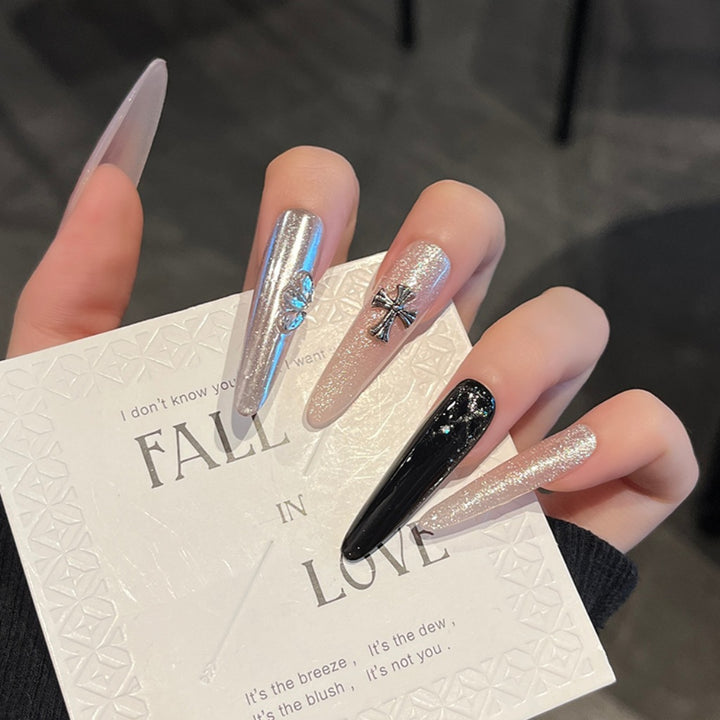 Glamouröse 3D Nagelkunst Extensions Karnz