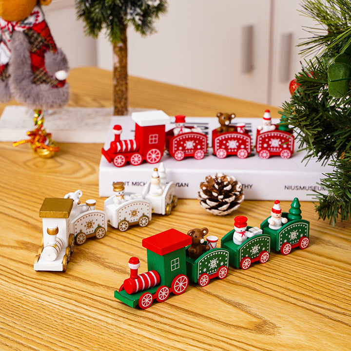Dekoratives Weihnachtszug-Set Karnz