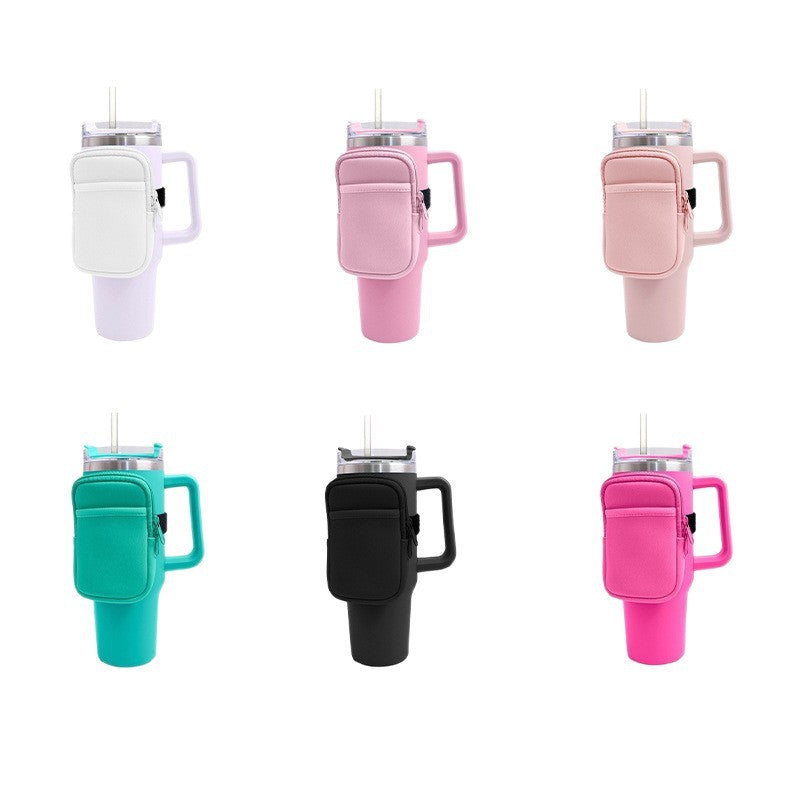 Unisex Getränkehalter mit praktischer Tasche Karnz