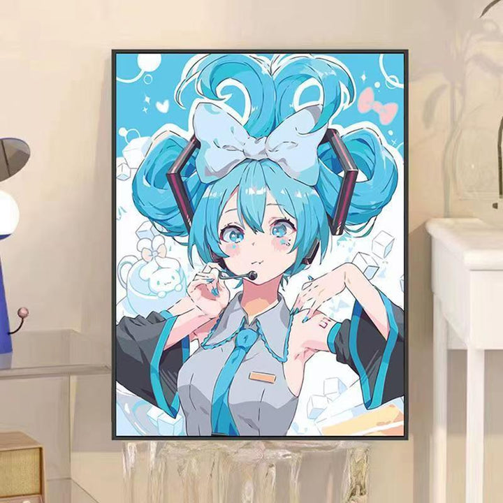 Anime-inspirierte dekorative Wandkunst Karnz