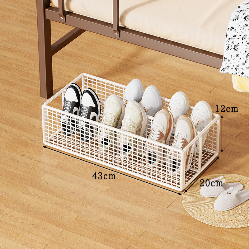 Unterbett Metallgitter Schuhschubladenorganisator mit Mehrfachfächern Trenner