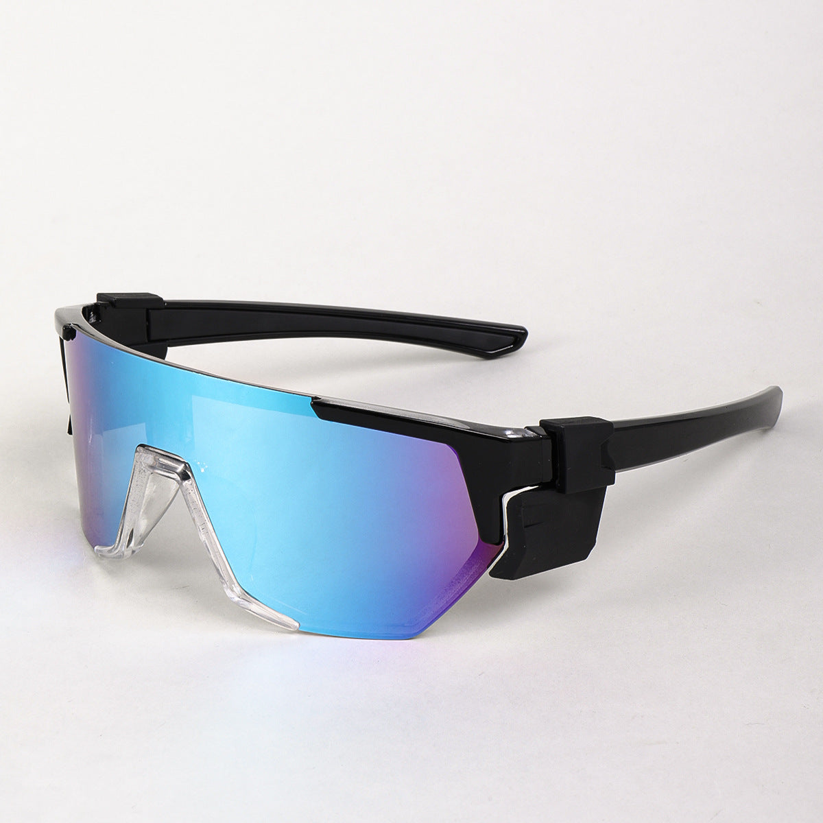 Damen Sportsonnenbrille im modernen futuristischen Design mit polarisierenden Gläsern Karnz