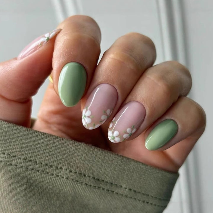 Blumige Acryl-Nail Art Verstärkungen Karnz 1789915130