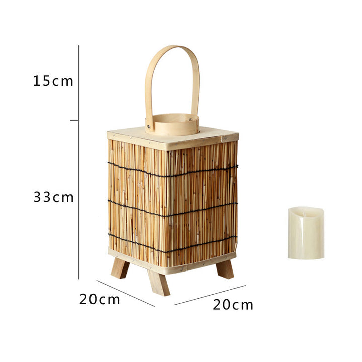 Künstlicher Rattan-Laterne Karnz