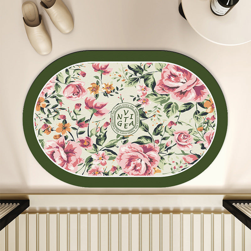 Blumenmotiv Innenbereich Matte