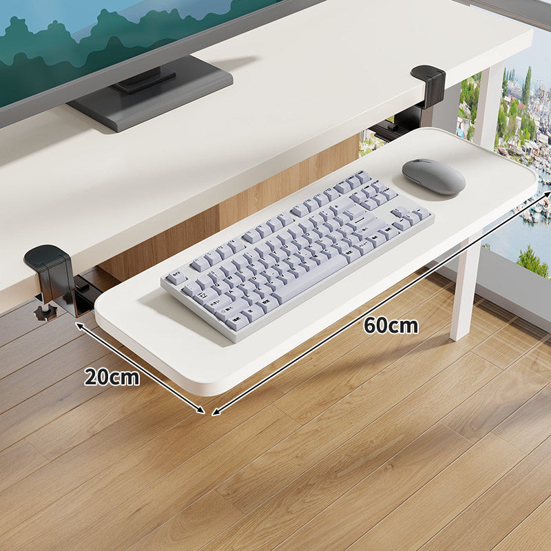 Untertisch-Rollende ergonomische Tastatur- und Mausablage mit Klemmbefestigung