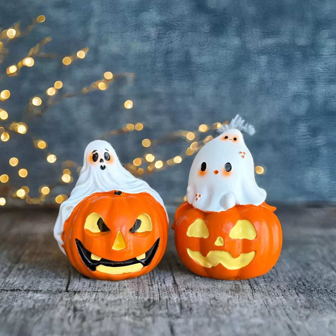 Lustige Halloween Kürbisfigur Karnz