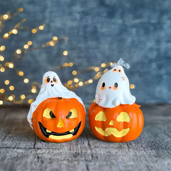 Lustige Halloween Kürbisfigur Karnz