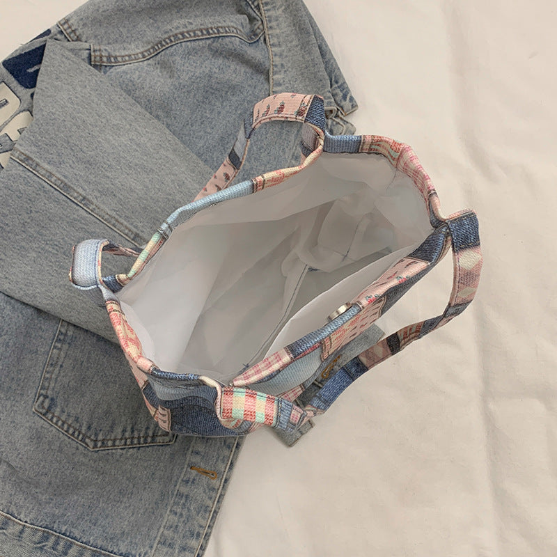 Stylische Patchwork-Tasche