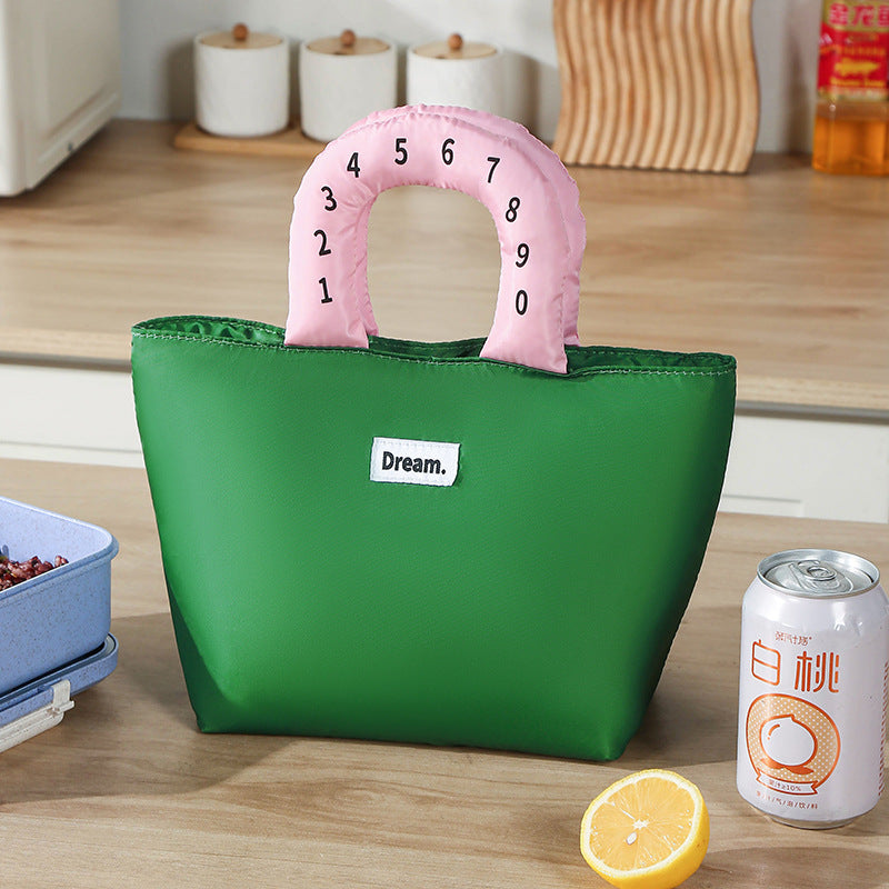 Isolierter Schachbrett-Lunch-Tote