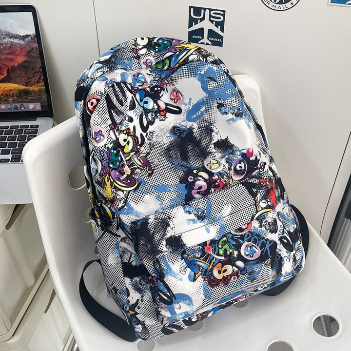 Künstlerischer Grafikdruck Rucksack