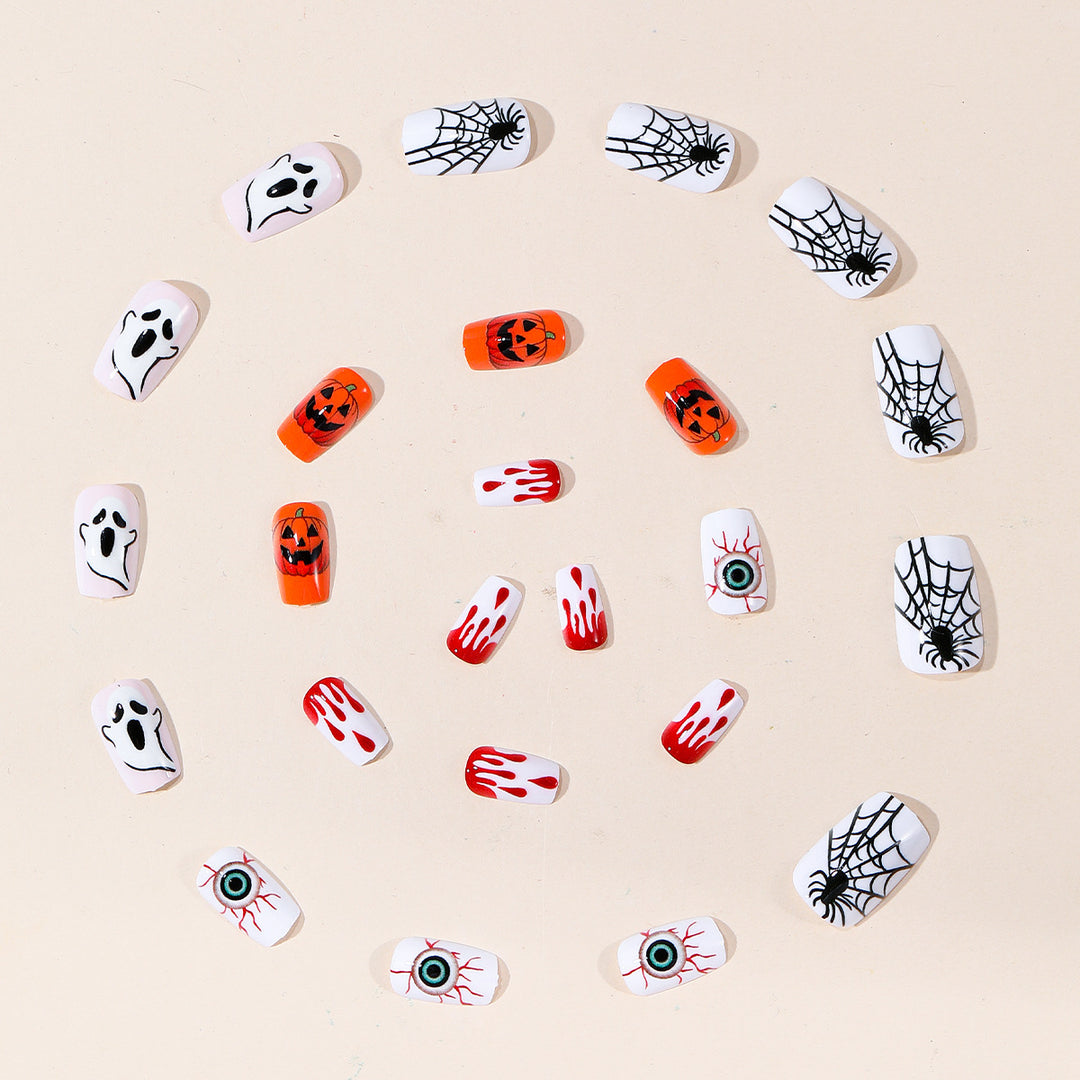 Halloween-Themen 3D Acryl Nagelkunst Set Karnz