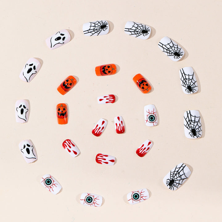 Halloween-Themen 3D Acryl Nagelkunst Set Karnz