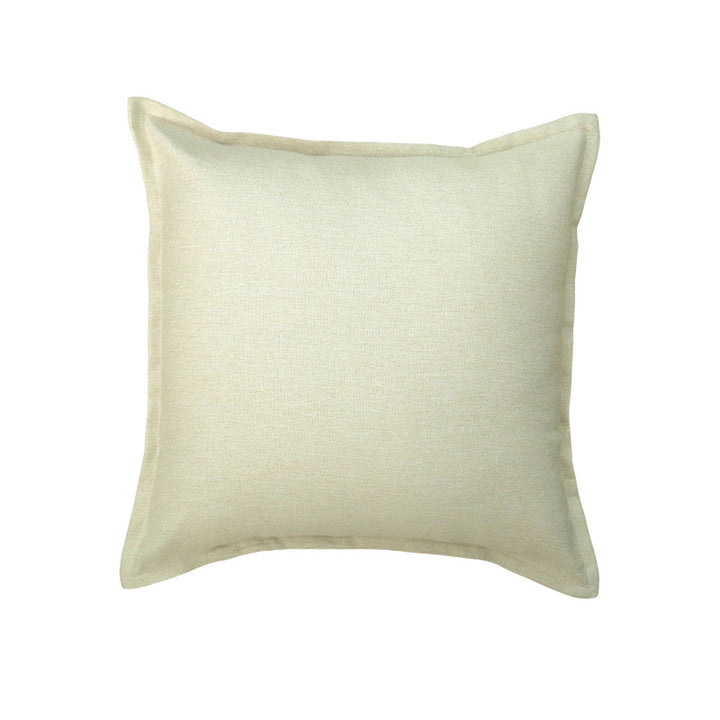 Dekorative Leinen-Wurfpillow-Bezug mit Paspelkante