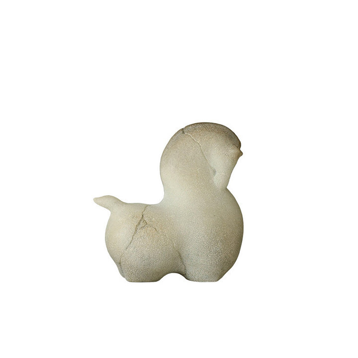 Abstrakte dekorative Vogelskulptur