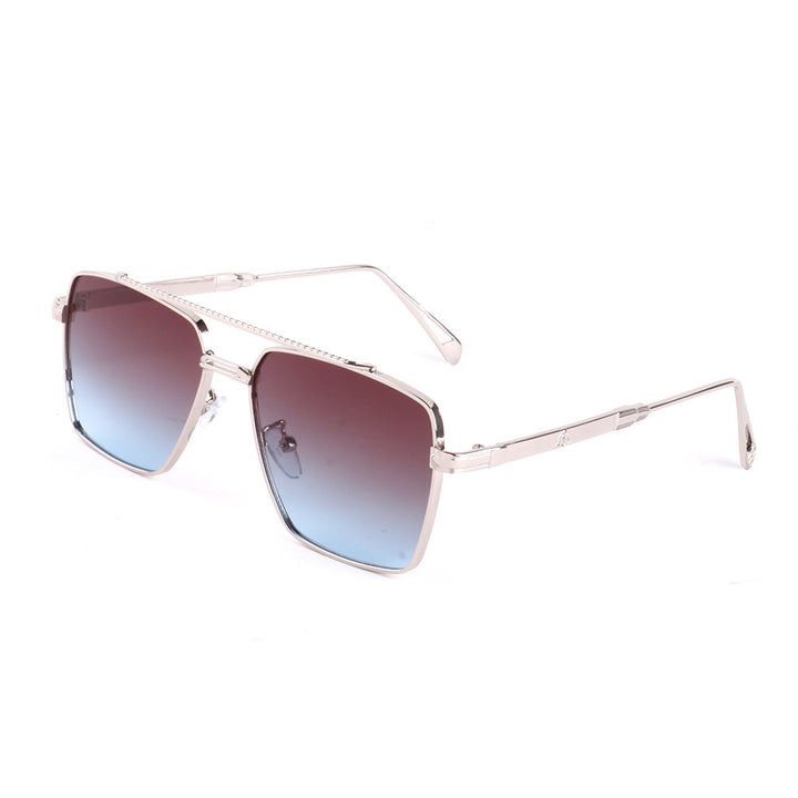 Damen oversized Sonnenbrille mit elegantem Metallrahmen Karnz