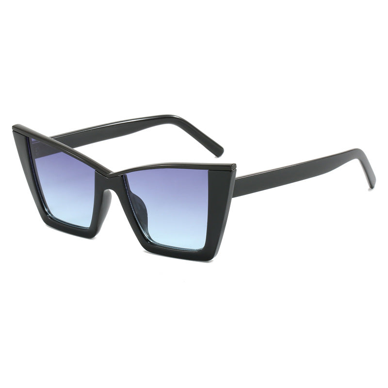 Damen quadratische Sonnenbrille mit goldenen Details Karnz