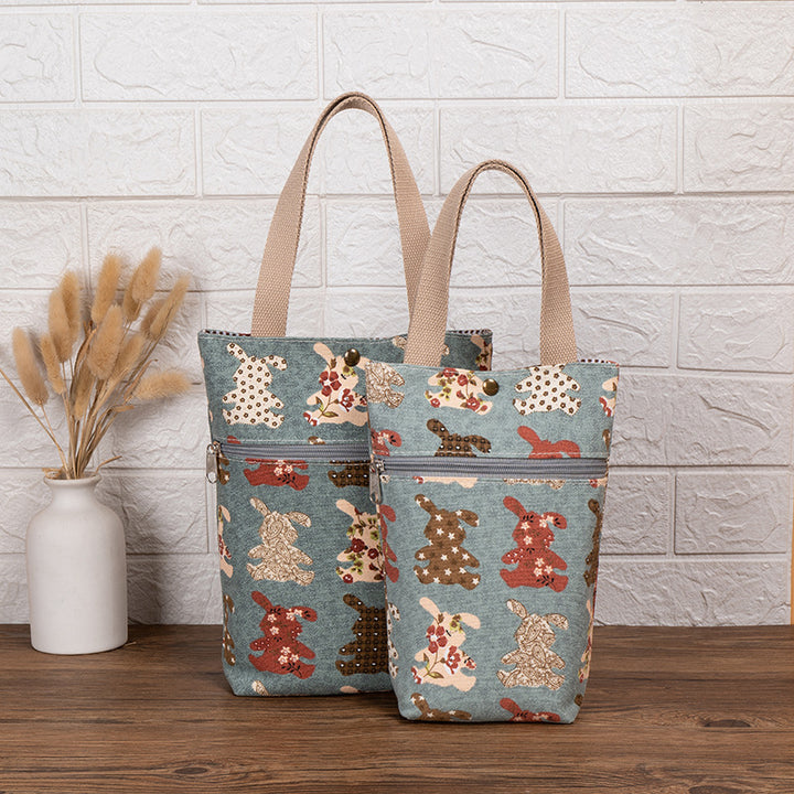 Katzenmotiv isolierte Lunch-Tasche Karnz