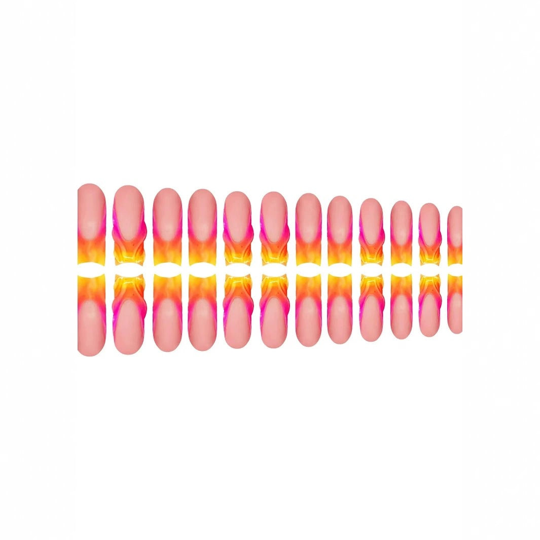 Künstlerischer Gradient Nagelkunst Karnz