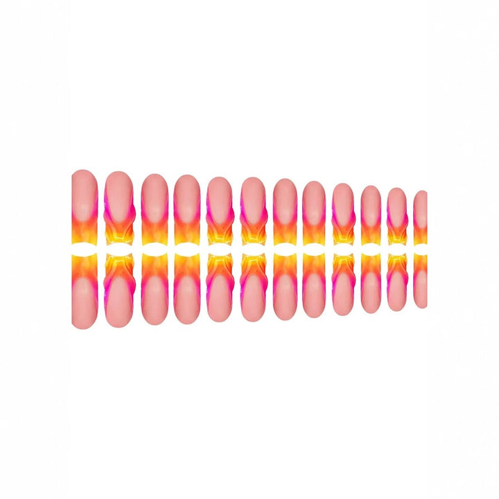 Künstlerischer Gradient Nagelkunst Karnz