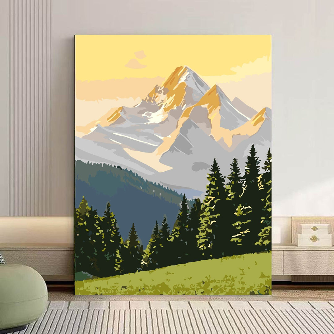 Szenische Berglandschaft Leinwand Kunst Karnz 1785768018