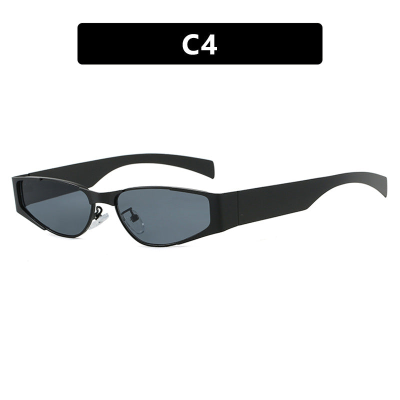 Damen elegante schmal geschnittene Sonnenbrille mit UV-Schutz Karnz