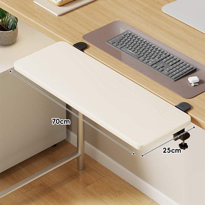 Unter-Tisch Gleitschienen-Tastaturablage und Schreibtischverlängerung mit sanfter Gleitmontage