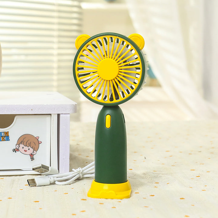 Damen Tragbarer Handventilator im verspielten Katzenstil Karnz