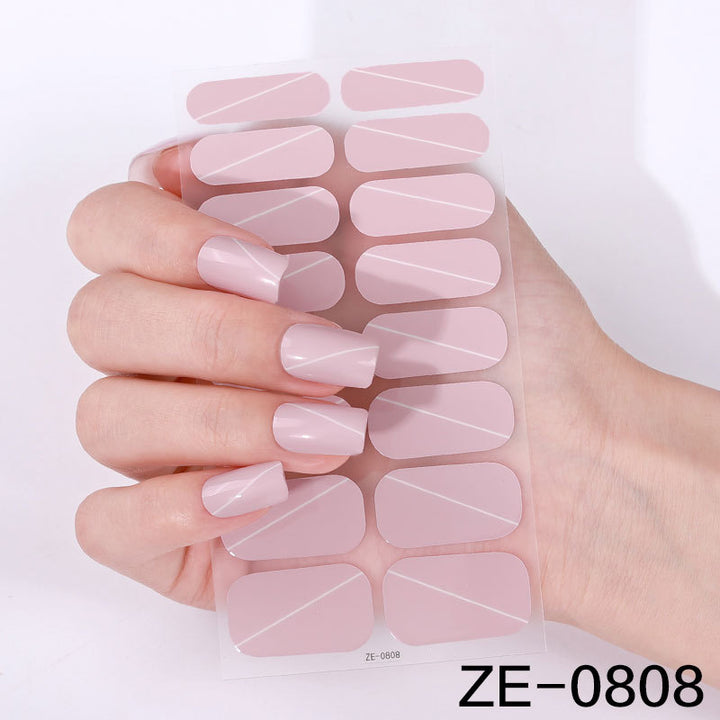 Elegante Nagelkunst Aufkleber