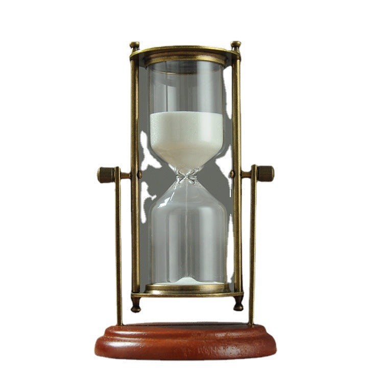 Vintage dekorative Sanduhr Buchstützen