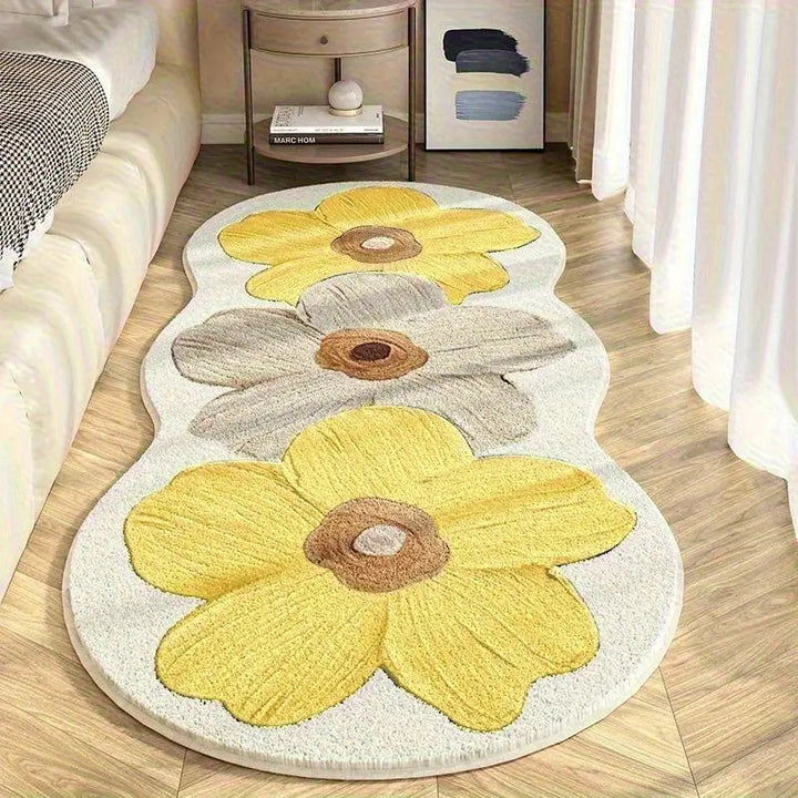 Blumenmuster Memory Foam Teppich