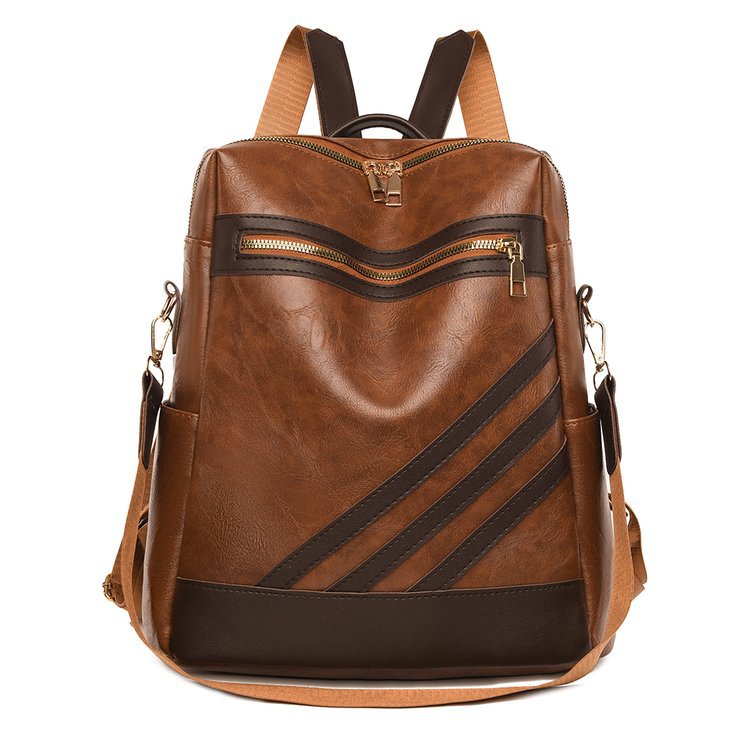 Modischer Leder Rucksack Karnz