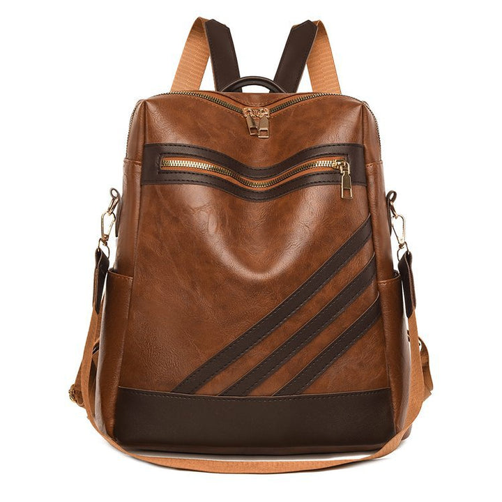 Modischer Leder Rucksack Karnz