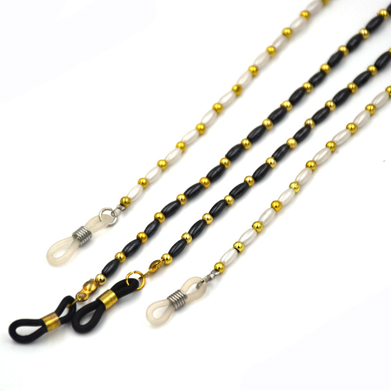Elegante Perlen-Brillen-Kette Karnz
