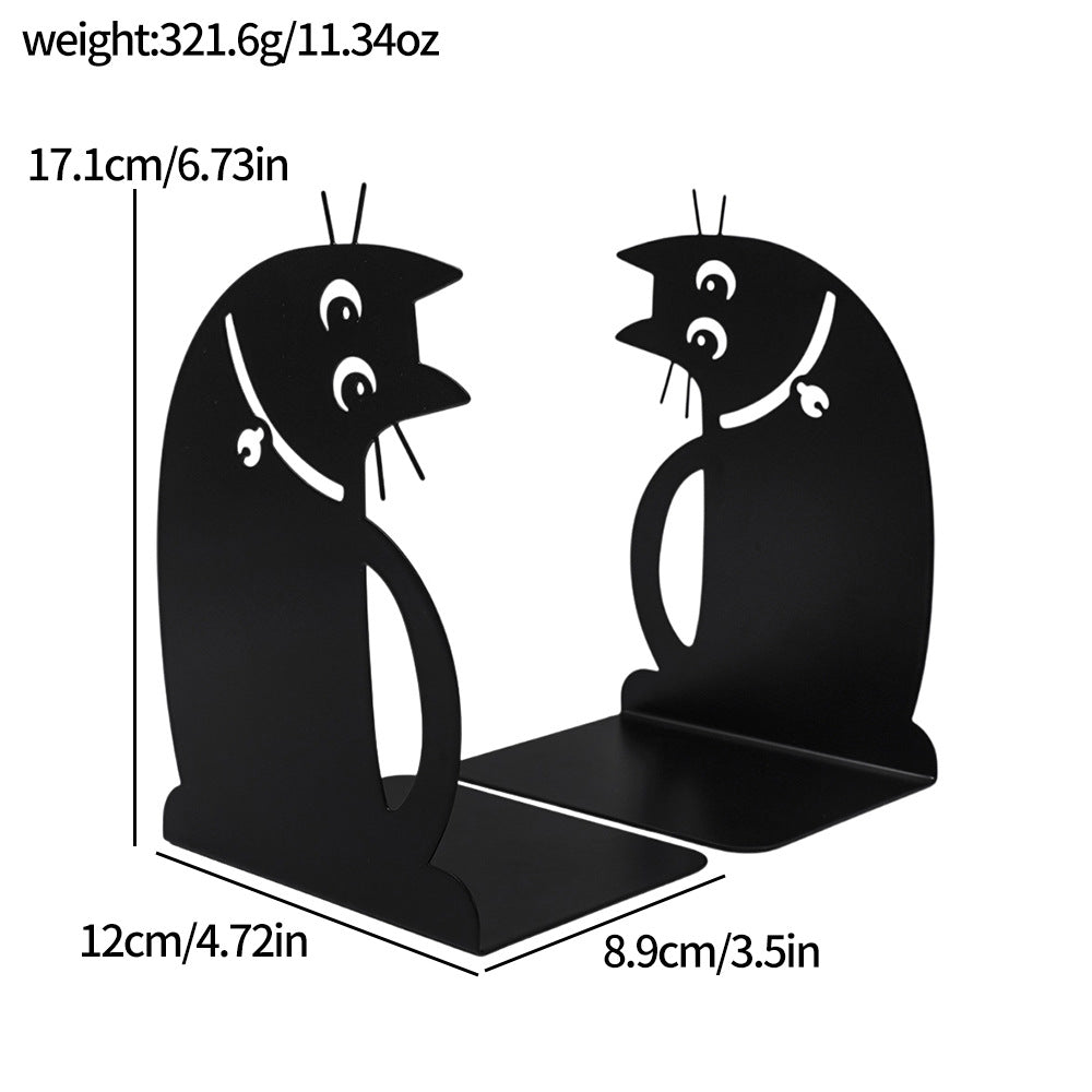 Dekorative Katzenbuchstützen