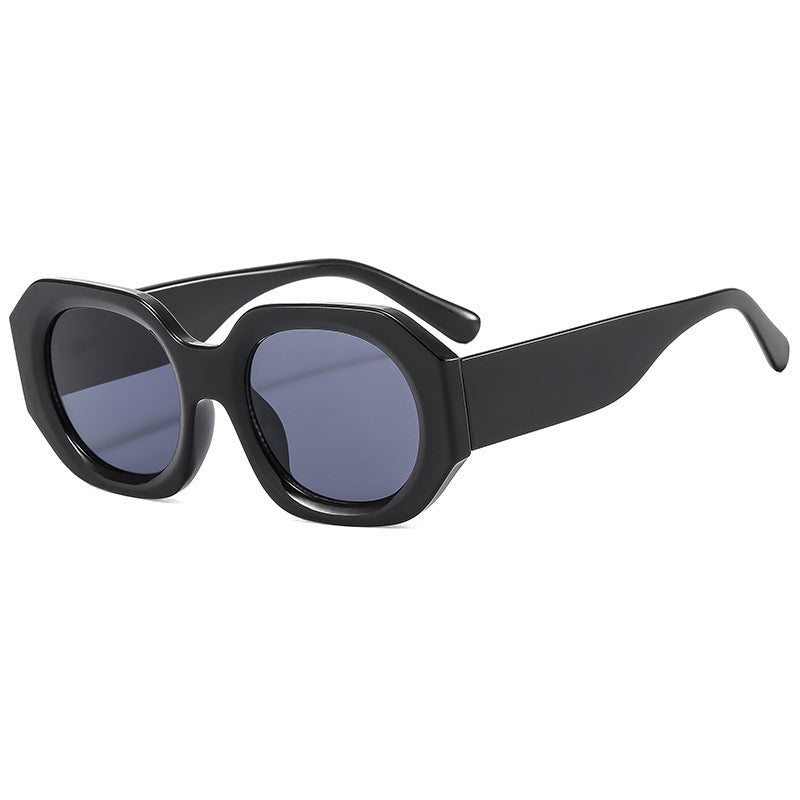 Damen modische Sonnenbrille im eleganten, achteckigen Design Karnz