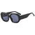 Damen modische Sonnenbrille im eleganten, achteckigen Design Karnz