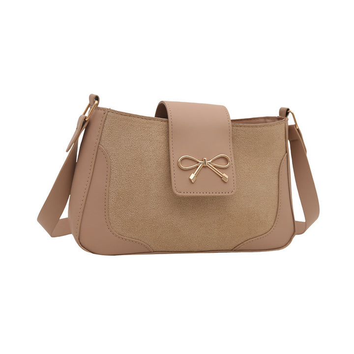 Stylish Faux Suede Handtasche Karnz
