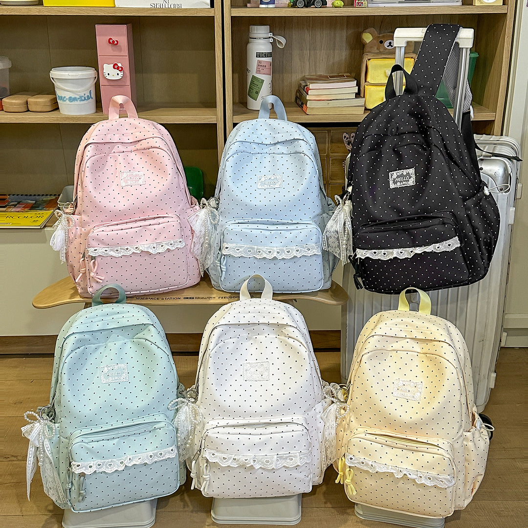 Adorable Polka Dot Rucksack Karnz