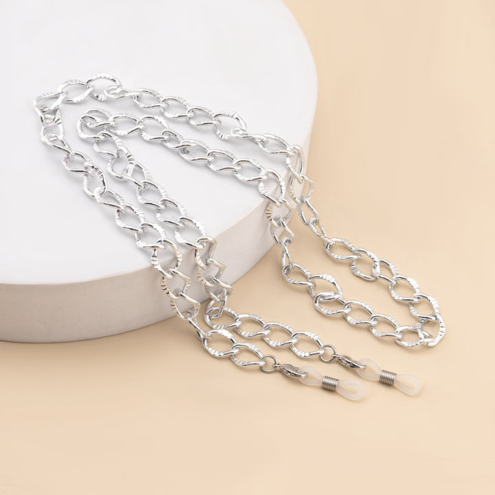 Chunky Metall Brillen Kette Karnz