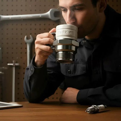 Lustige Kaffeetasse im Schraubengewinde-Design Karnz