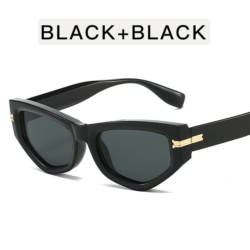Damen trendige Cat-Eye Sonnenbrille Karnz