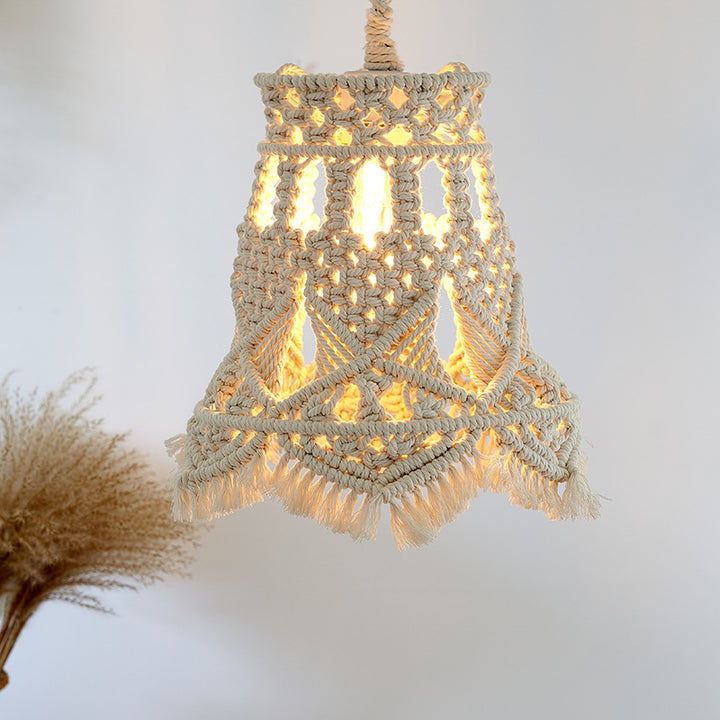 Macrame Hängelampe Karnz