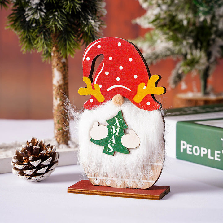 Weihnachtsmann Dekofigur im rustikalen Design Karnz