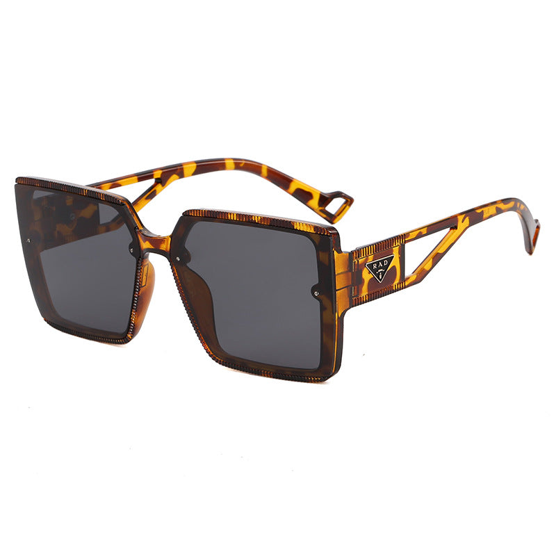 Damen modische quadratische Sonnenbrille mit einzigartiger Rahmenstruktur Karnz