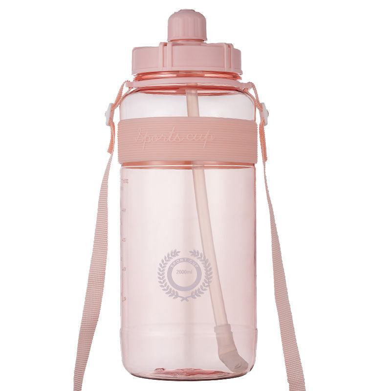Unisex Hochvolumige Sport-Trinkflasche mit praktischer Deckelöffnung Karnz